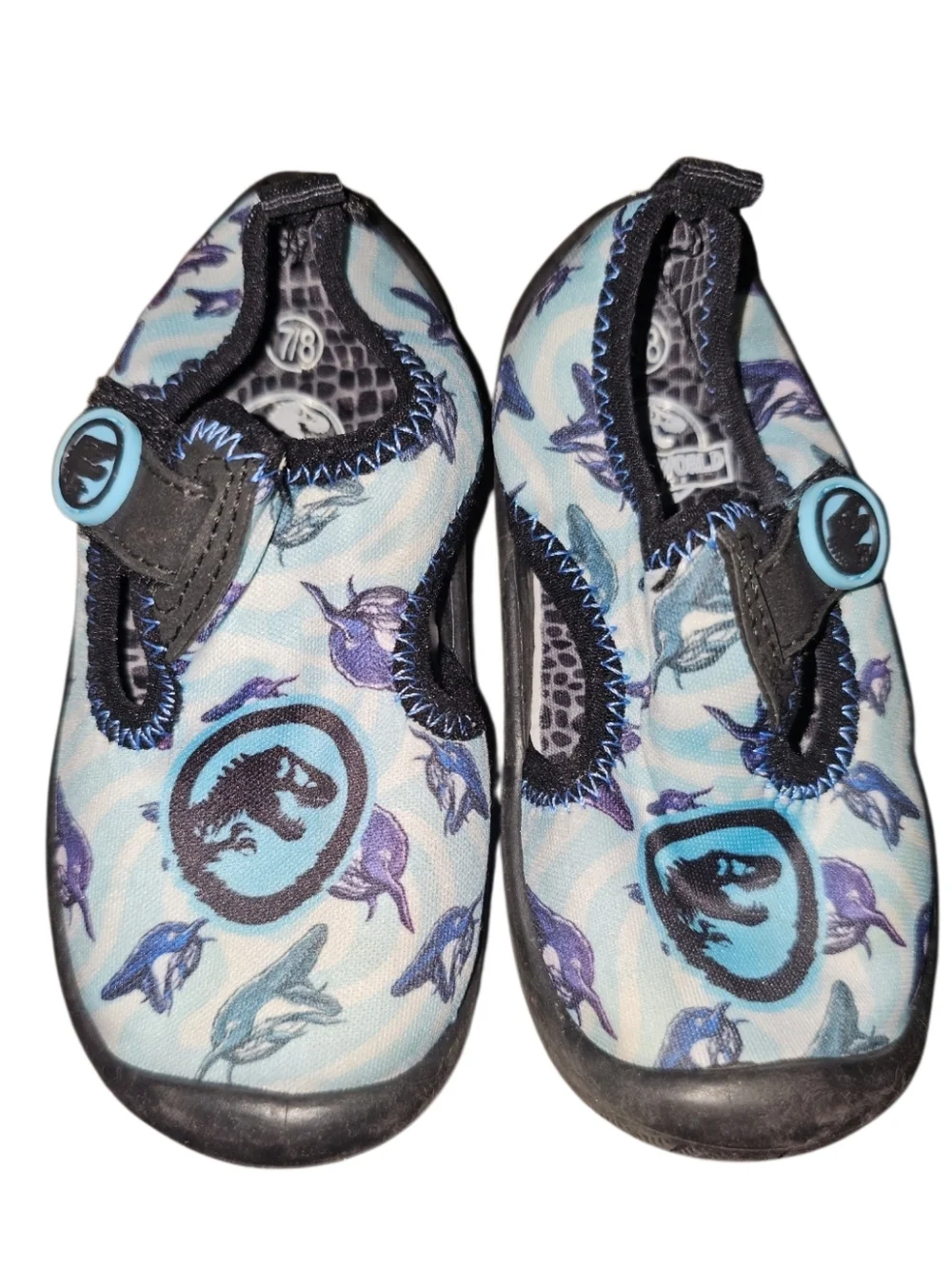 Jurassic World Kids' Light Blue Water Shoes